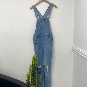 Denim overalls